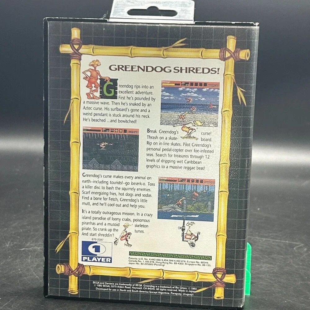 Greendog: The Beached Surfer Dude! GEN (Sega Genesis, 1992) No Manual